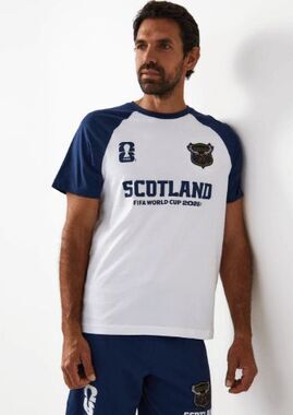 Official FIFA Scotland Print Raglan T Shirt Size XL